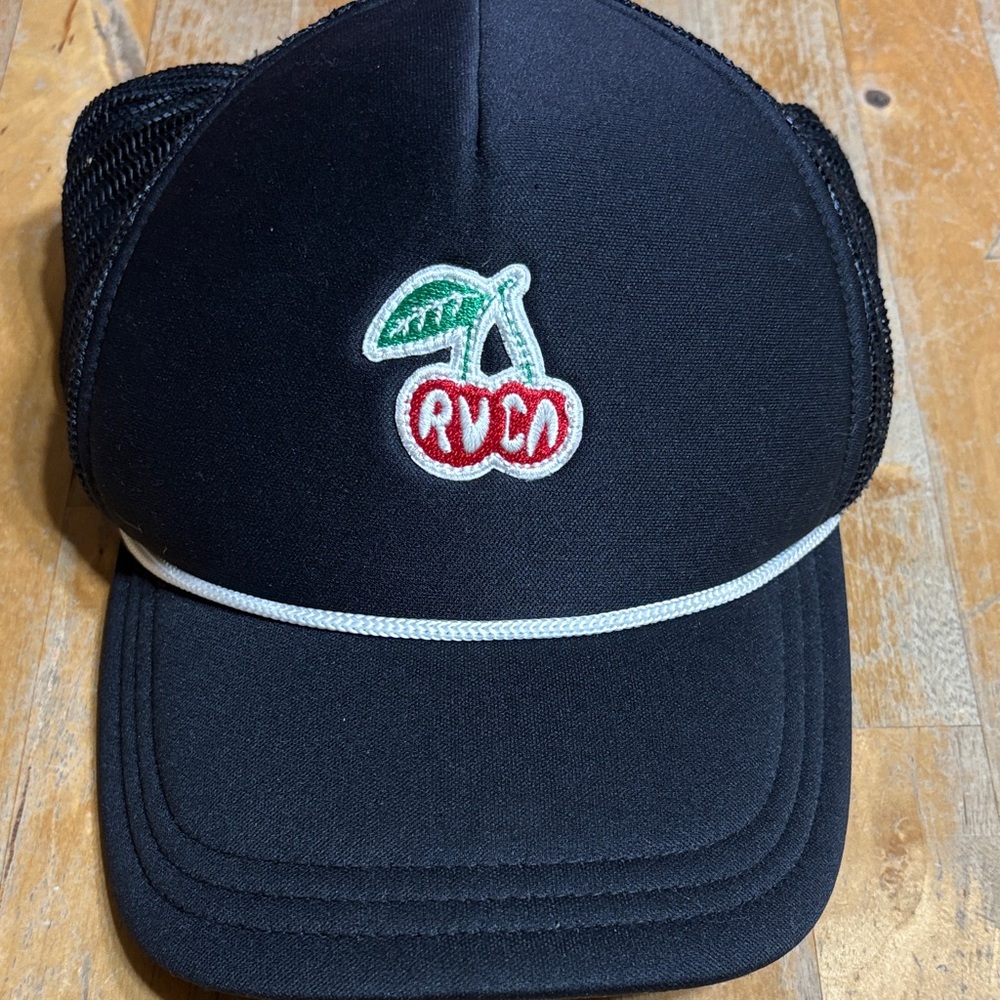 RVCA Black Trucker Hat